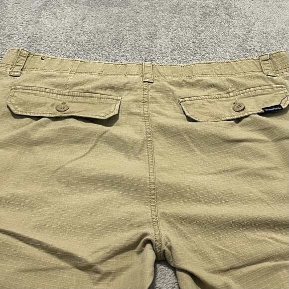 WearFirst Shorts Mens 38* Beige Stretch Riptstop Free Band Cargo Pants - Picture 4 of 12